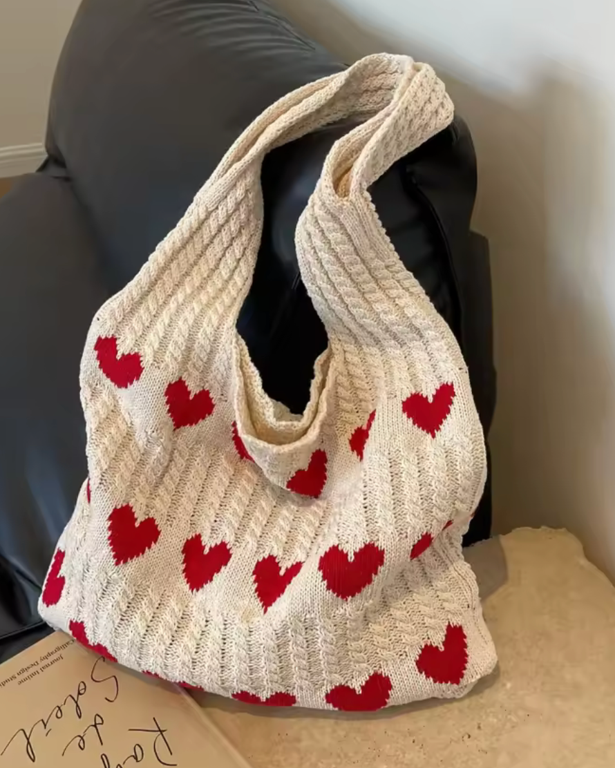 Sweetheart Knit Tote
