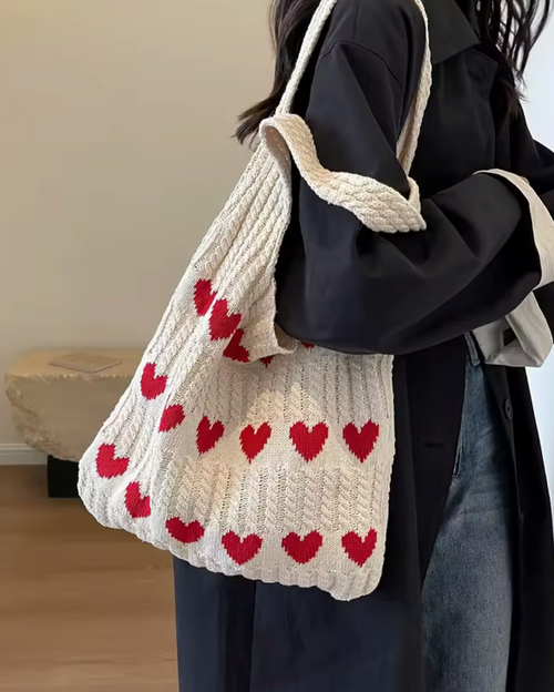 Sweetheart Knit Tote