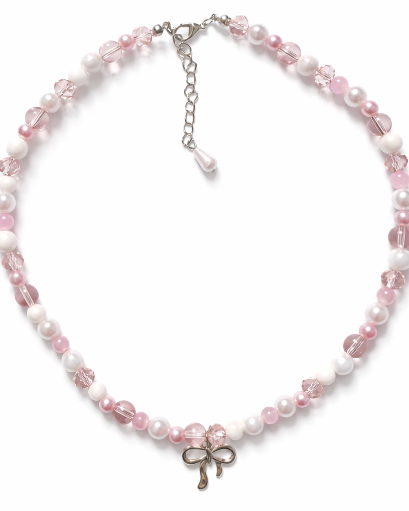 The Bow & Blush Necklace